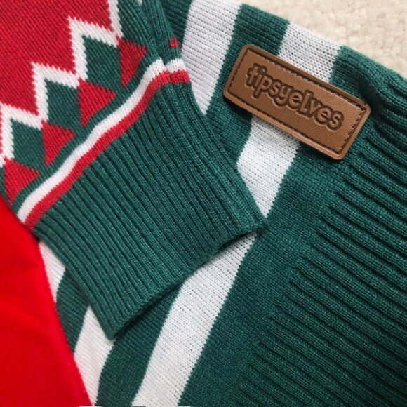 Tipsy Elves Women's Stocking Stuffer Wine UGLY CHRISTMAS SWEATER, Size Small - Picture 2 of 9